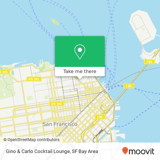 Mapa de Gino & Carlo Cocktail Lounge