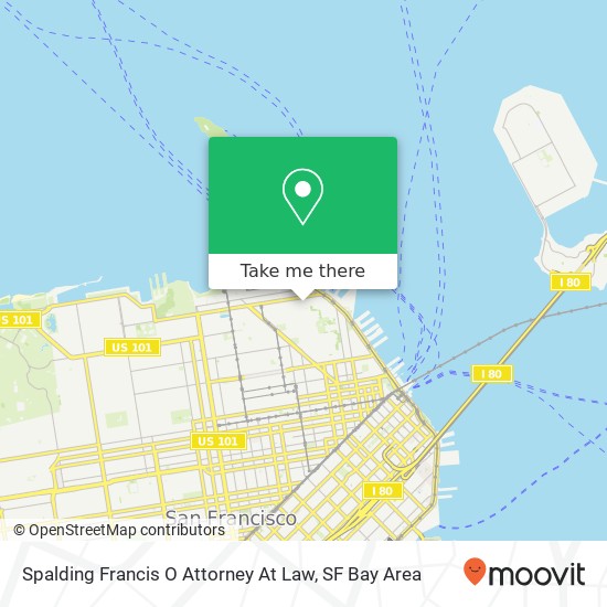 Spalding Francis O Attorney At Law map