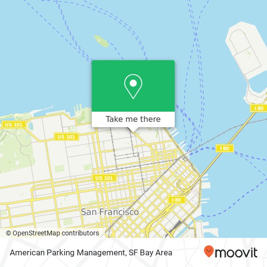 American Parking Management map