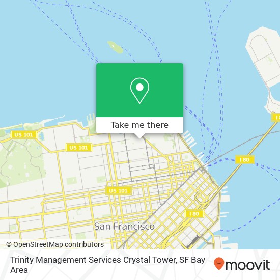 Mapa de Trinity Management Services Crystal Tower