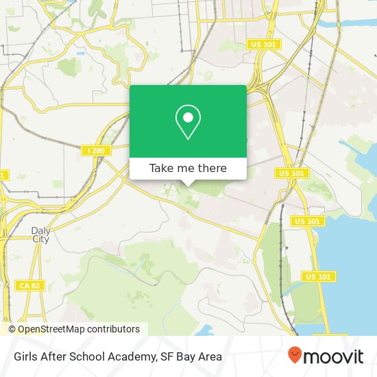 Girls After School Academy map