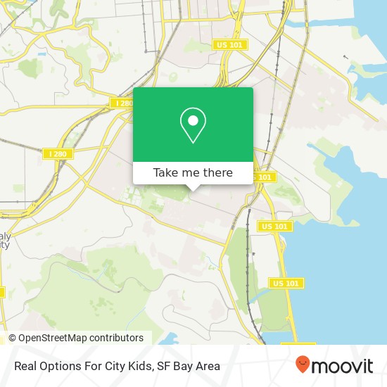 Real Options For City Kids map