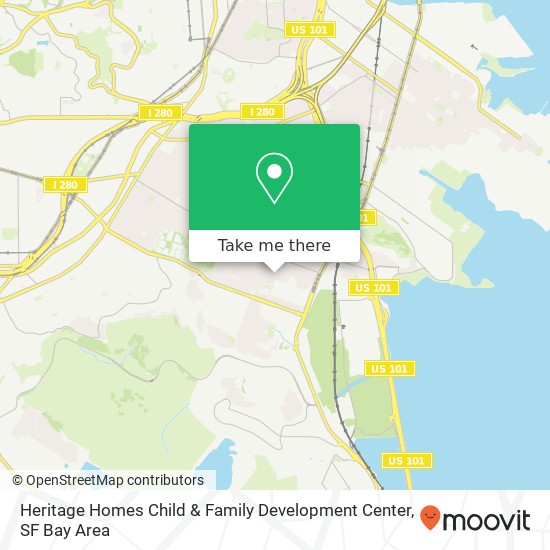 Mapa de Heritage Homes Child & Family Development Center
