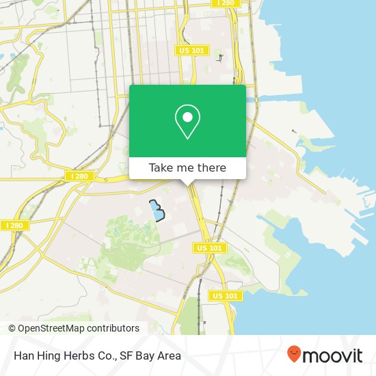 Han Hing Herbs Co. map