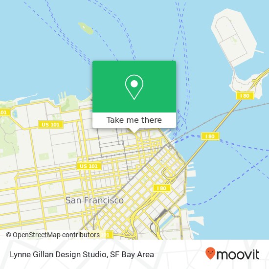 Lynne Gillan Design Studio map