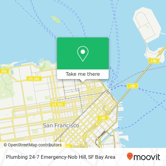 Mapa de Plumbing 24-7 Emergency-Nob Hill