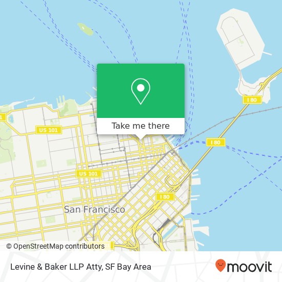 Mapa de Levine & Baker LLP Atty
