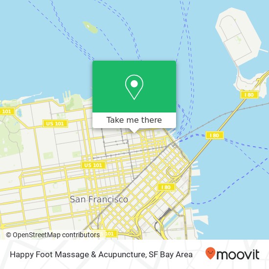 Mapa de Happy Foot Massage & Acupuncture