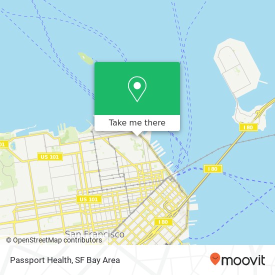 Mapa de Passport Health