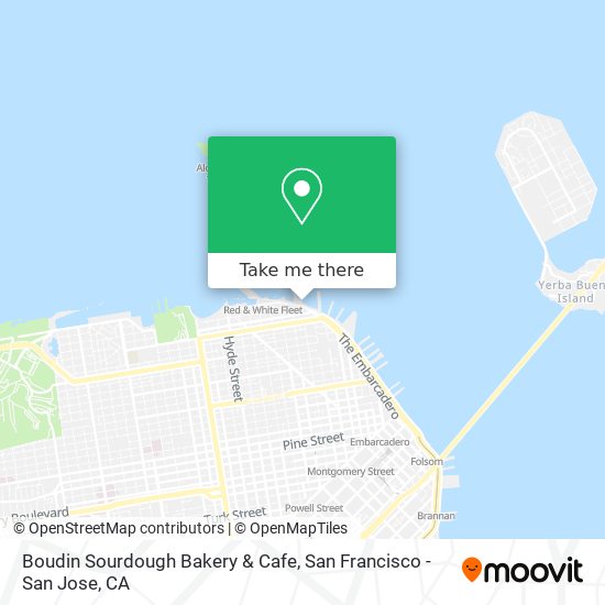 Mapa de Boudin Sourdough Bakery & Cafe
