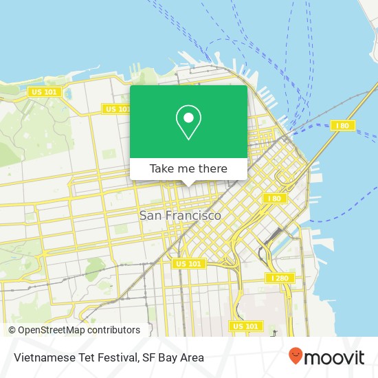 Vietnamese Tet Festival map