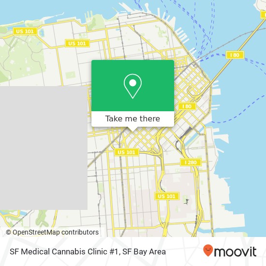 SF Medical Cannabis Clinic #1 map