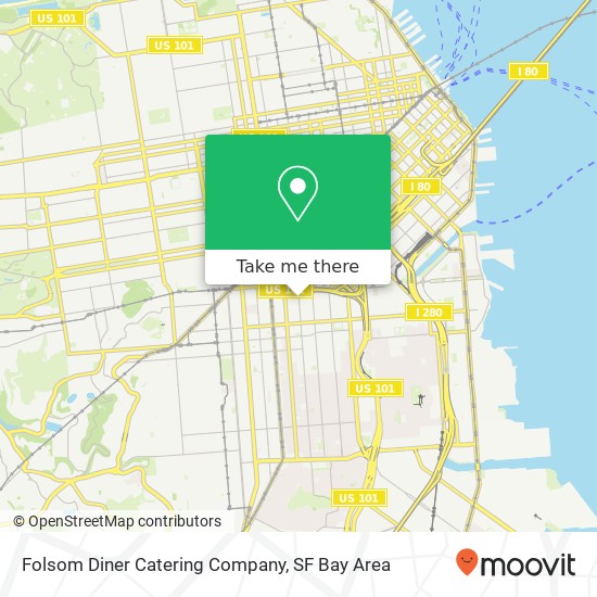 Folsom Diner Catering Company map