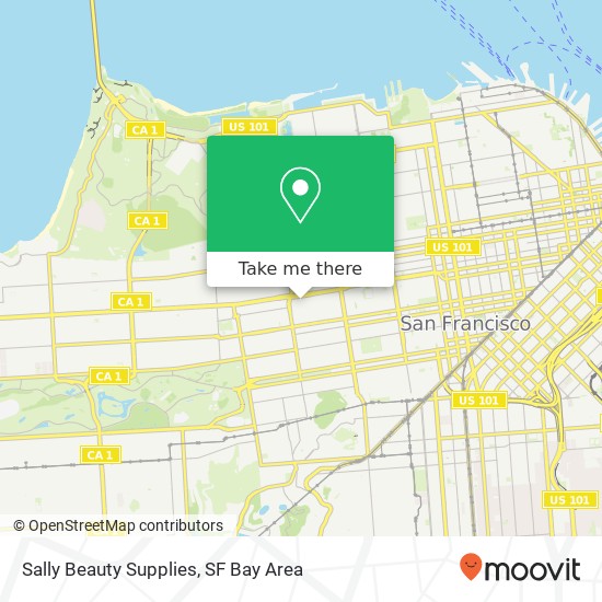 Sally Beauty Supplies map