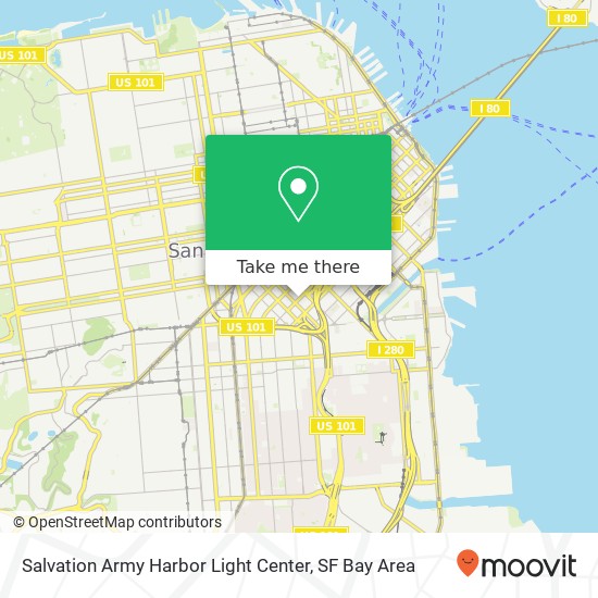 Salvation Army Harbor Light Center map