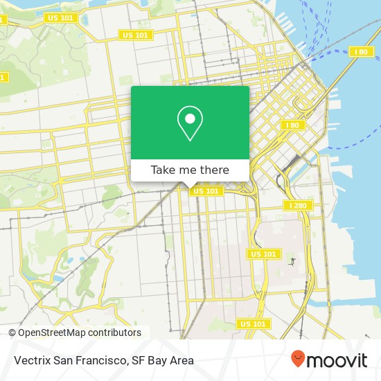 Vectrix San Francisco map