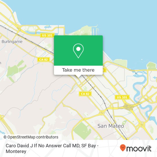 Caro David J If No Answer Call MD map