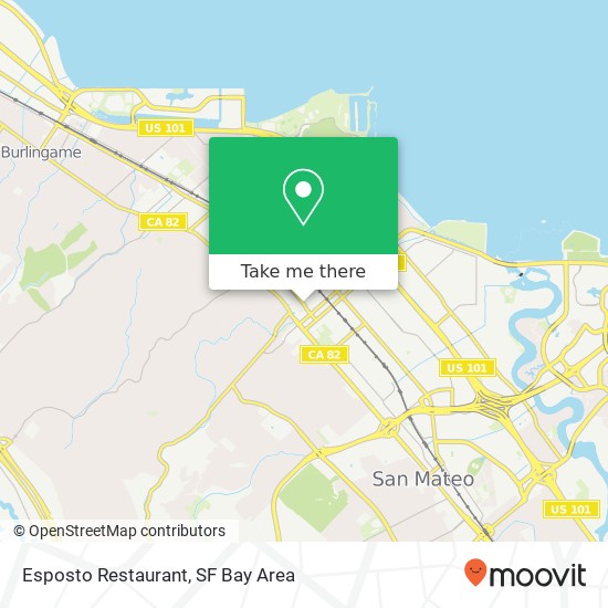 Esposto Restaurant map