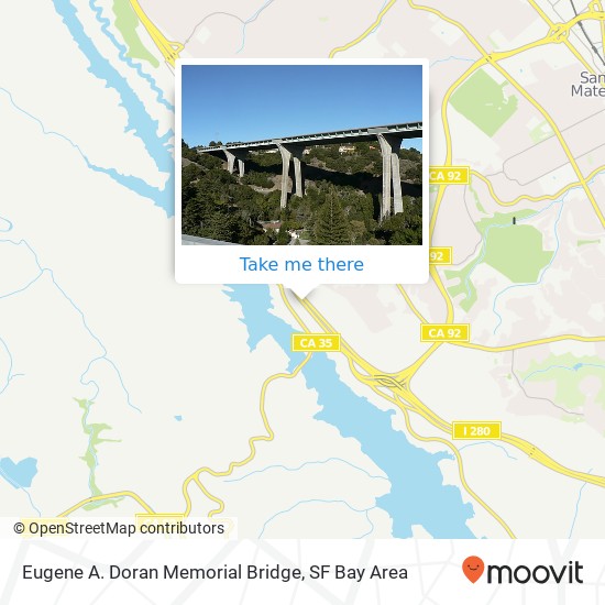 Mapa de Eugene A. Doran Memorial Bridge