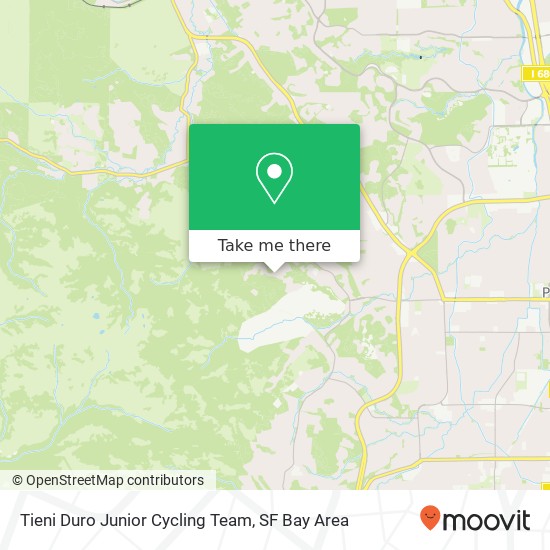 Tieni Duro Junior Cycling Team map