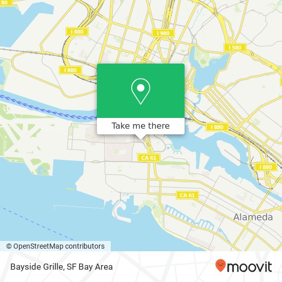 Bayside Grille map