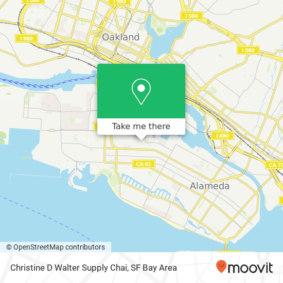 Mapa de Christine D Walter Supply Chai