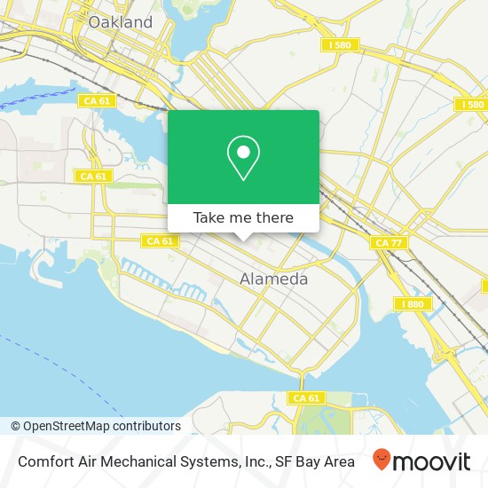 Comfort Air Mechanical Systems, Inc. map
