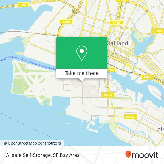 Mapa de Allsafe Self-Storage