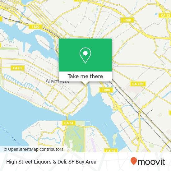 High Street Liquors & Deli map