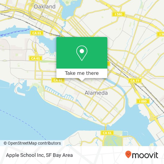 Mapa de Apple School Inc