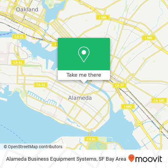 Mapa de Alameda Business Equipment Systems