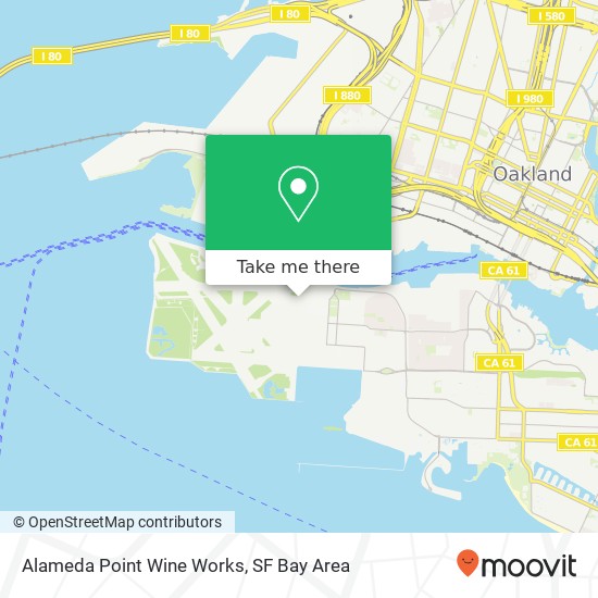 Alameda Point Wine Works map