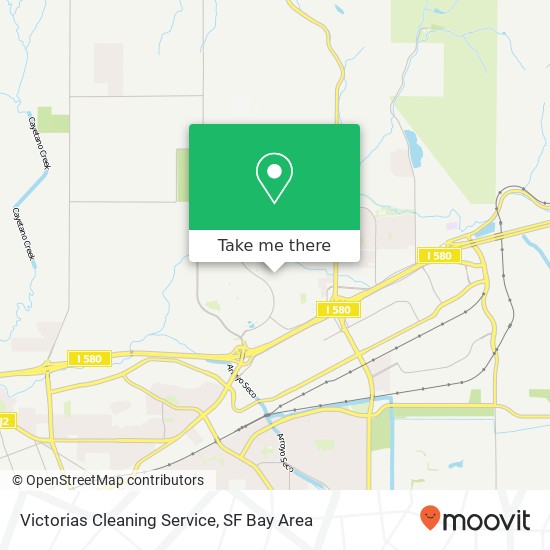 Victorias Cleaning Service map