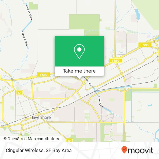 Mapa de Cingular Wireless