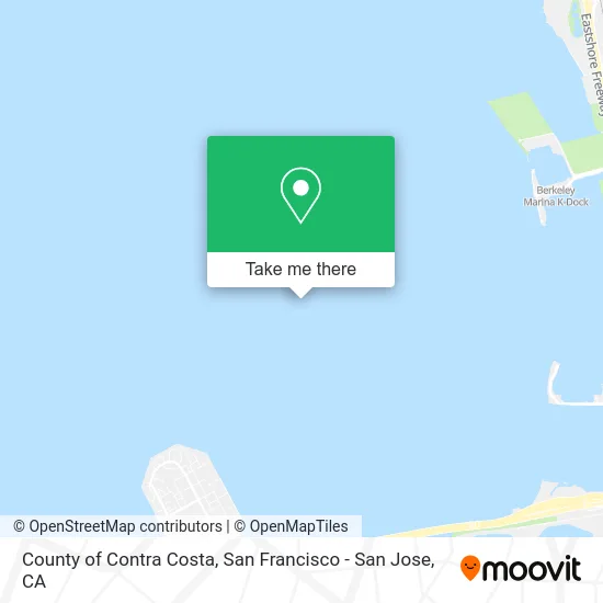 County of Contra Costa map