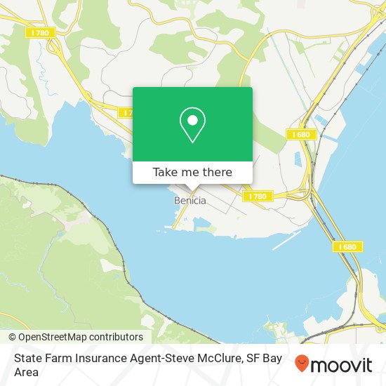 State Farm Insurance Agent-Steve McClure map