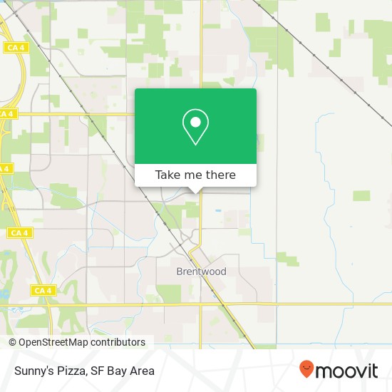 Sunny's Pizza map