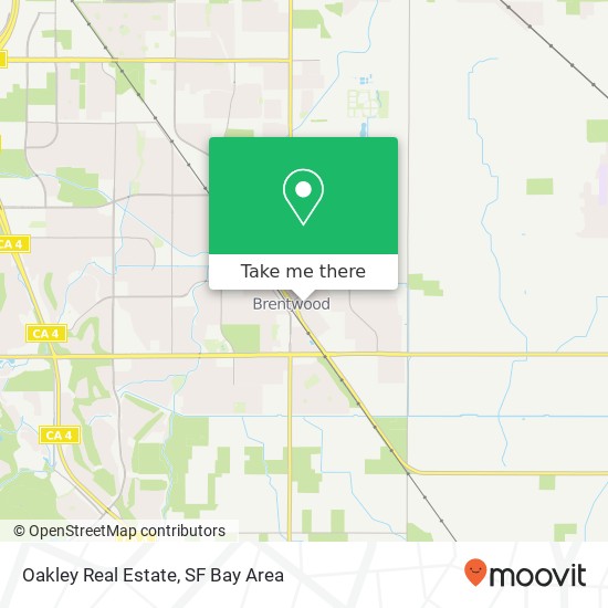 Oakley Real Estate map
