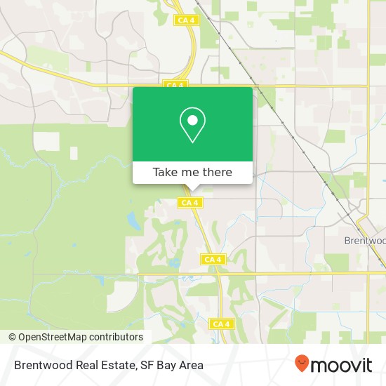 Brentwood Real Estate map