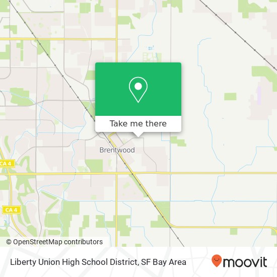 Mapa de Liberty Union High School District