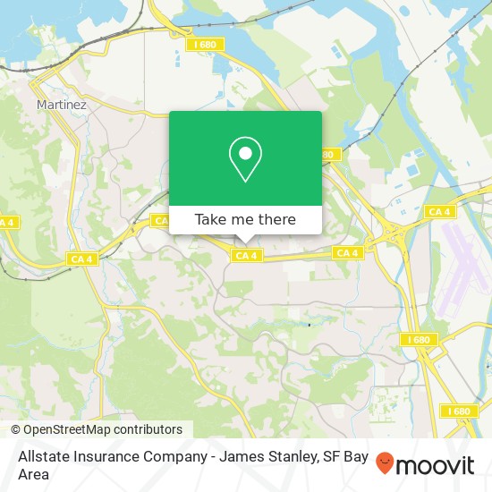 Mapa de Allstate Insurance Company - James Stanley