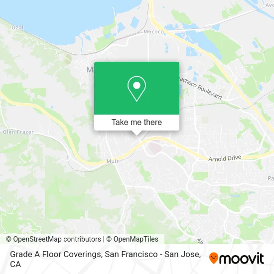 Mapa de Grade A Floor Coverings