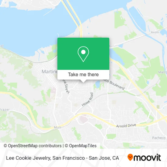 Lee Cookie Jewelry map