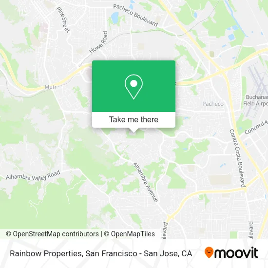 Rainbow Properties map