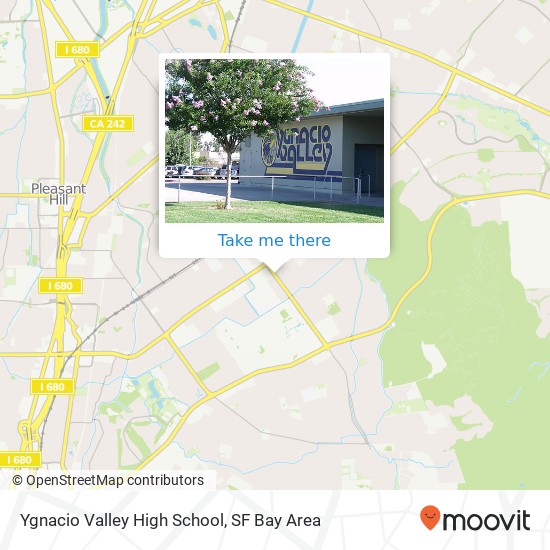 Ygnacio Valley High School map