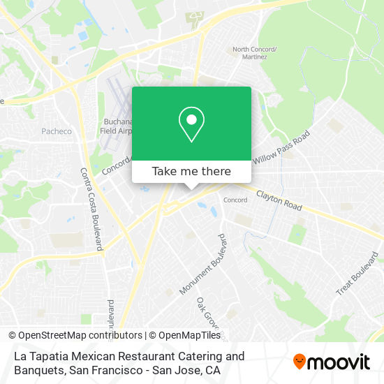 La Tapatia Mexican Restaurant Catering and Banquets map