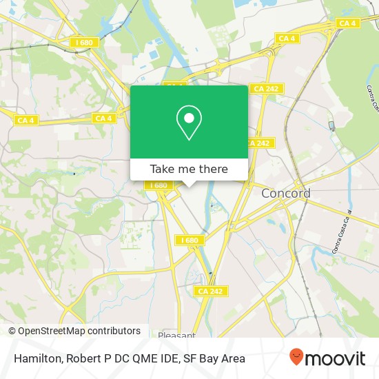 Hamilton, Robert P DC QME IDE map