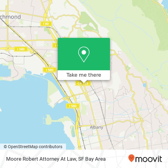 Mapa de Moore Robert Attorney At Law