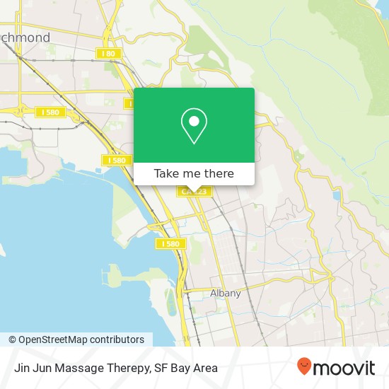 Jin Jun Massage Therepy map