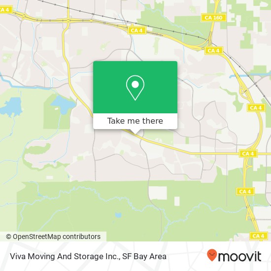 Viva Moving And Storage Inc. map